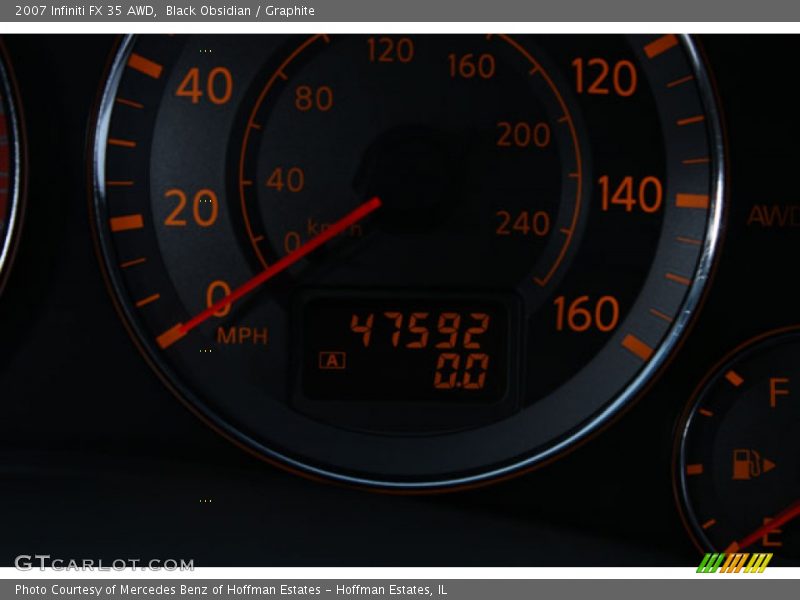 Black Obsidian / Graphite 2007 Infiniti FX 35 AWD