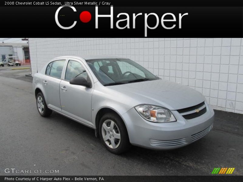 Ultra Silver Metallic / Gray 2008 Chevrolet Cobalt LS Sedan