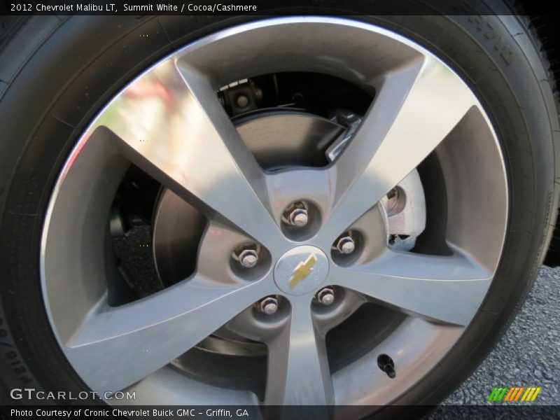 Summit White / Cocoa/Cashmere 2012 Chevrolet Malibu LT