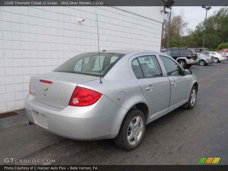 Ultra Silver Metallic / Gray 2008 Chevrolet Cobalt LS Sedan