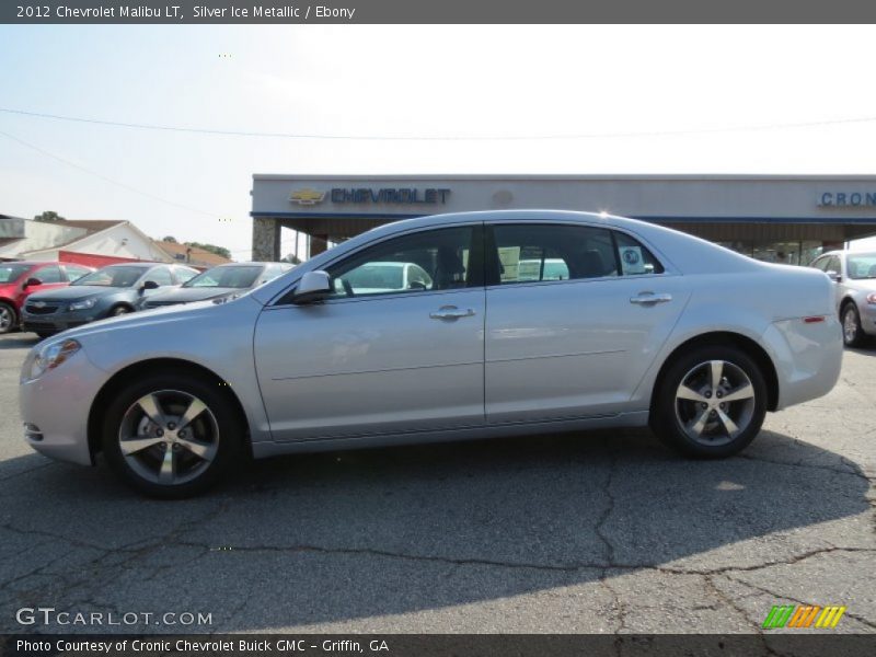 Silver Ice Metallic / Ebony 2012 Chevrolet Malibu LT