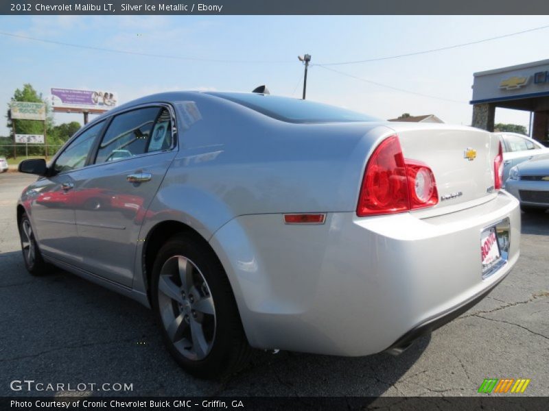 Silver Ice Metallic / Ebony 2012 Chevrolet Malibu LT