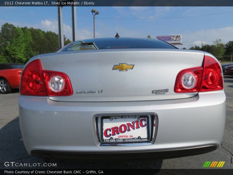 Silver Ice Metallic / Ebony 2012 Chevrolet Malibu LT