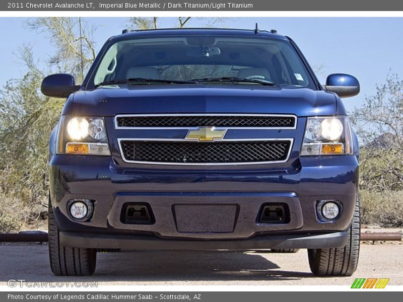 Imperial Blue Metallic / Dark Titanium/Light Titanium 2011 Chevrolet Avalanche LT