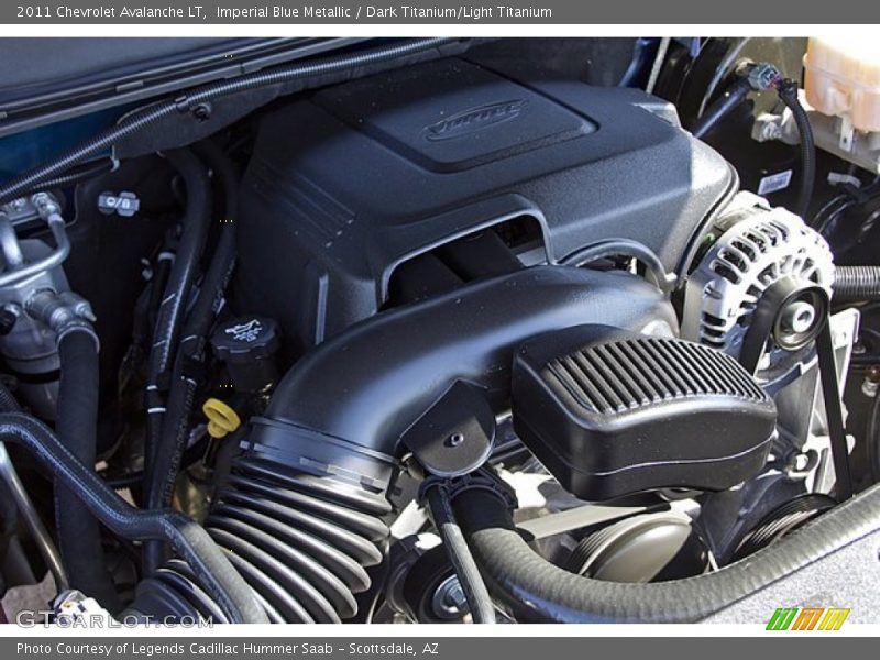 Imperial Blue Metallic / Dark Titanium/Light Titanium 2011 Chevrolet Avalanche LT