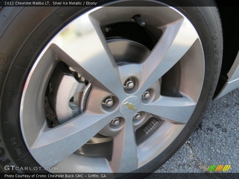 Silver Ice Metallic / Ebony 2012 Chevrolet Malibu LT