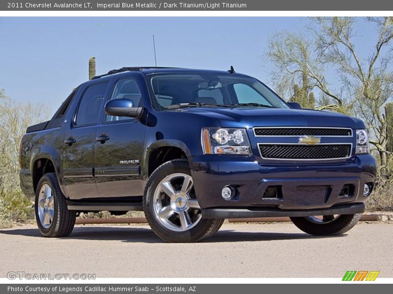 Imperial Blue Metallic / Dark Titanium/Light Titanium 2011 Chevrolet Avalanche LT