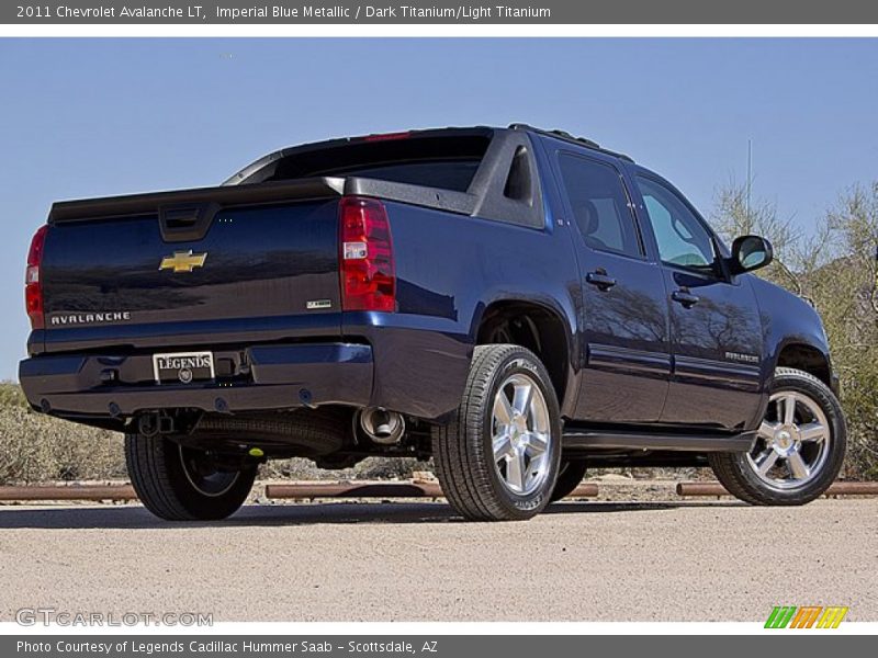 Imperial Blue Metallic / Dark Titanium/Light Titanium 2011 Chevrolet Avalanche LT