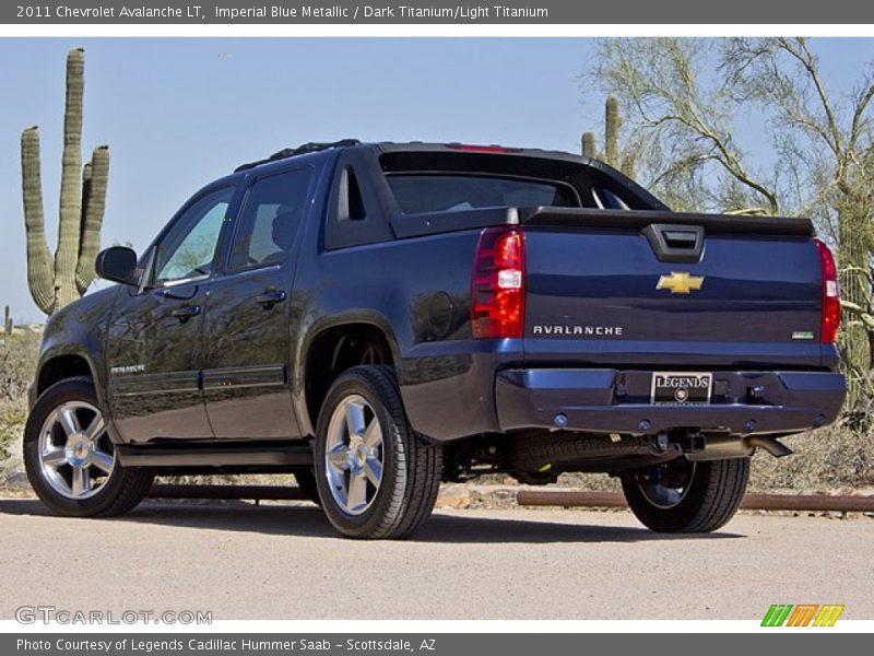 Imperial Blue Metallic / Dark Titanium/Light Titanium 2011 Chevrolet Avalanche LT