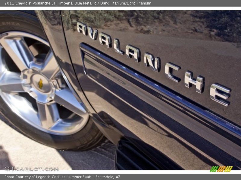 Imperial Blue Metallic / Dark Titanium/Light Titanium 2011 Chevrolet Avalanche LT