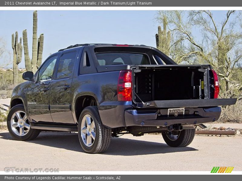 Imperial Blue Metallic / Dark Titanium/Light Titanium 2011 Chevrolet Avalanche LT