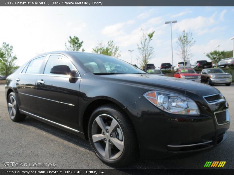 Black Granite Metallic / Ebony 2012 Chevrolet Malibu LT