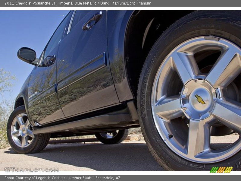 Imperial Blue Metallic / Dark Titanium/Light Titanium 2011 Chevrolet Avalanche LT