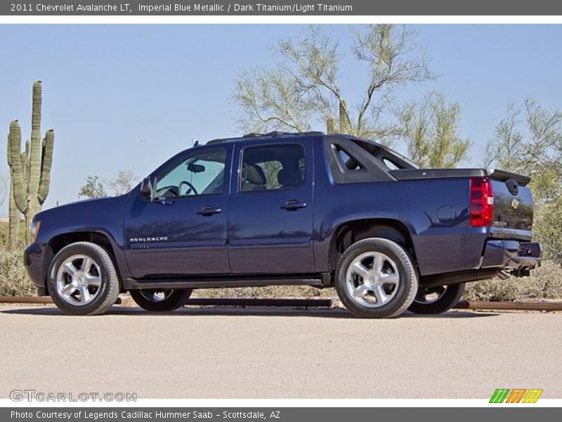 Imperial Blue Metallic / Dark Titanium/Light Titanium 2011 Chevrolet Avalanche LT