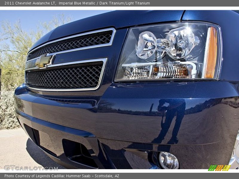 Imperial Blue Metallic / Dark Titanium/Light Titanium 2011 Chevrolet Avalanche LT