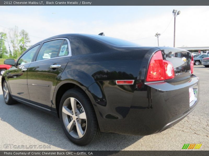 Black Granite Metallic / Ebony 2012 Chevrolet Malibu LT