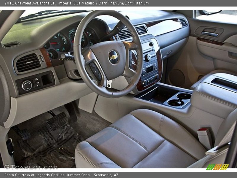 Imperial Blue Metallic / Dark Titanium/Light Titanium 2011 Chevrolet Avalanche LT