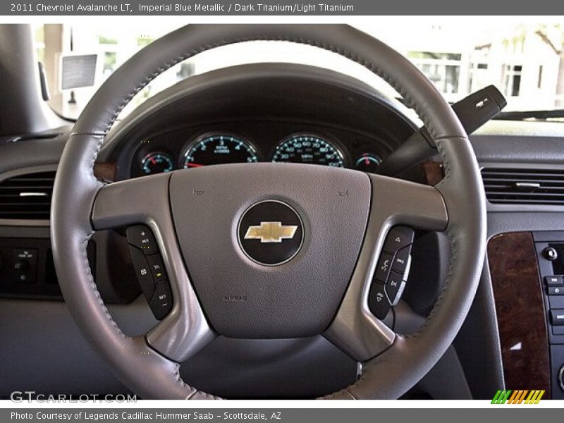 Imperial Blue Metallic / Dark Titanium/Light Titanium 2011 Chevrolet Avalanche LT