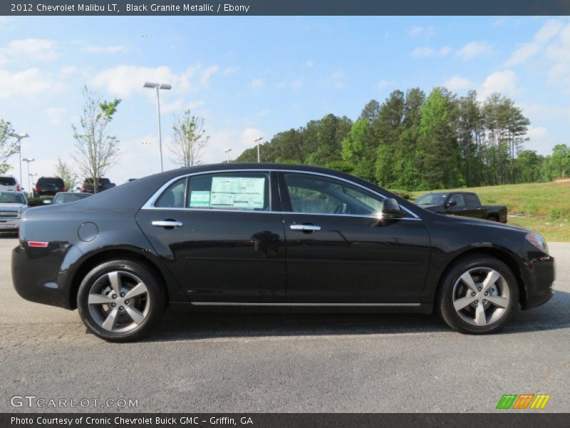 Black Granite Metallic / Ebony 2012 Chevrolet Malibu LT