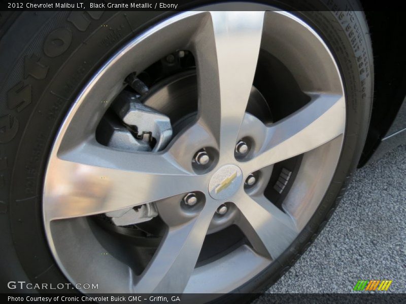 Black Granite Metallic / Ebony 2012 Chevrolet Malibu LT