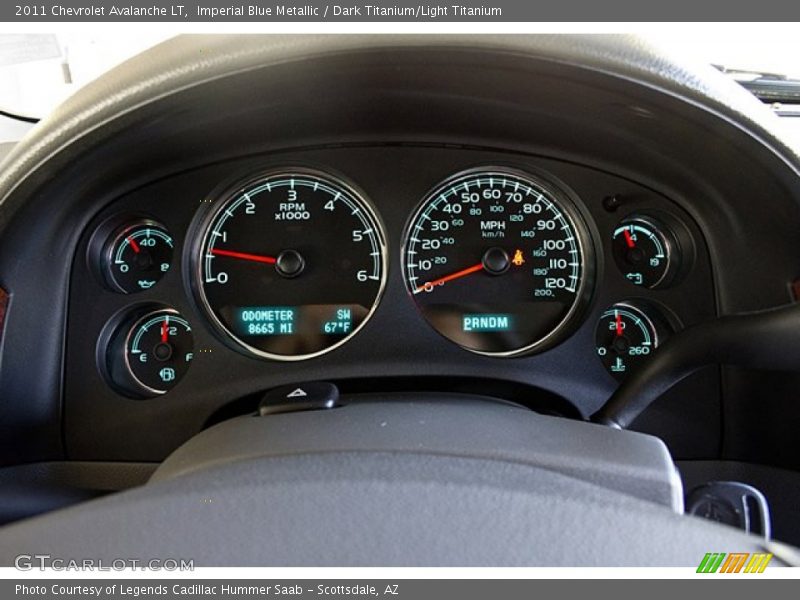 Imperial Blue Metallic / Dark Titanium/Light Titanium 2011 Chevrolet Avalanche LT