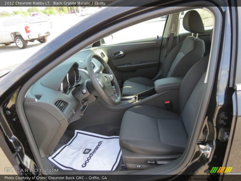 Black Granite Metallic / Ebony 2012 Chevrolet Malibu LT