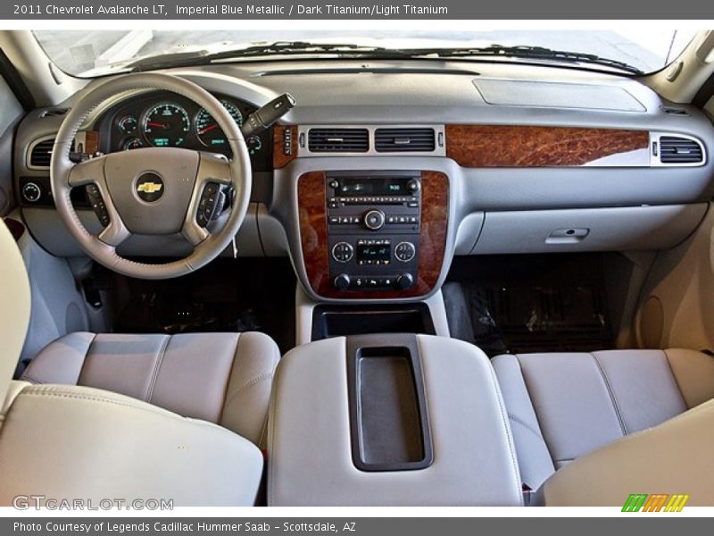 Imperial Blue Metallic / Dark Titanium/Light Titanium 2011 Chevrolet Avalanche LT