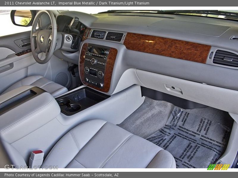Imperial Blue Metallic / Dark Titanium/Light Titanium 2011 Chevrolet Avalanche LT