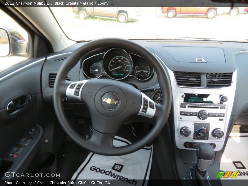 Black Granite Metallic / Ebony 2012 Chevrolet Malibu LT