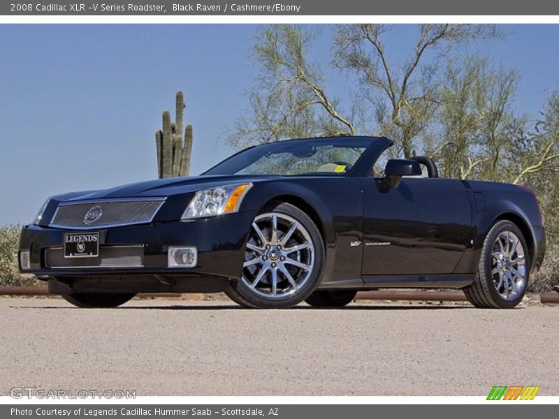 Black Raven / Cashmere/Ebony 2008 Cadillac XLR -V Series Roadster