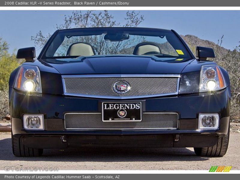Black Raven / Cashmere/Ebony 2008 Cadillac XLR -V Series Roadster