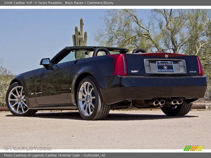 Black Raven / Cashmere/Ebony 2008 Cadillac XLR -V Series Roadster