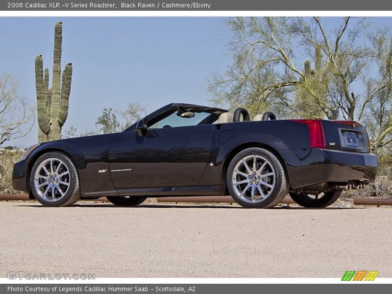 Black Raven / Cashmere/Ebony 2008 Cadillac XLR -V Series Roadster