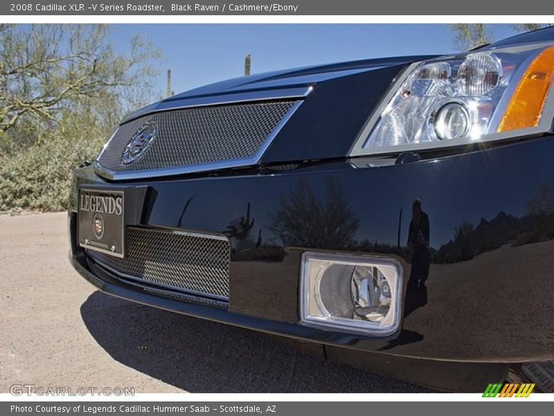 Black Raven / Cashmere/Ebony 2008 Cadillac XLR -V Series Roadster