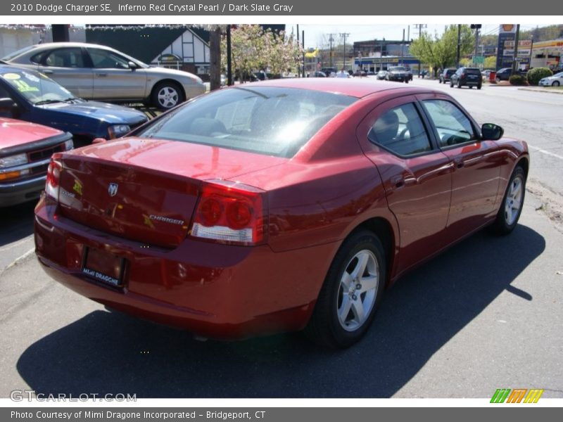 Inferno Red Crystal Pearl / Dark Slate Gray 2010 Dodge Charger SE