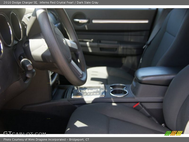 Inferno Red Crystal Pearl / Dark Slate Gray 2010 Dodge Charger SE