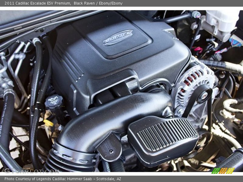 Black Raven / Ebony/Ebony 2011 Cadillac Escalade ESV Premium