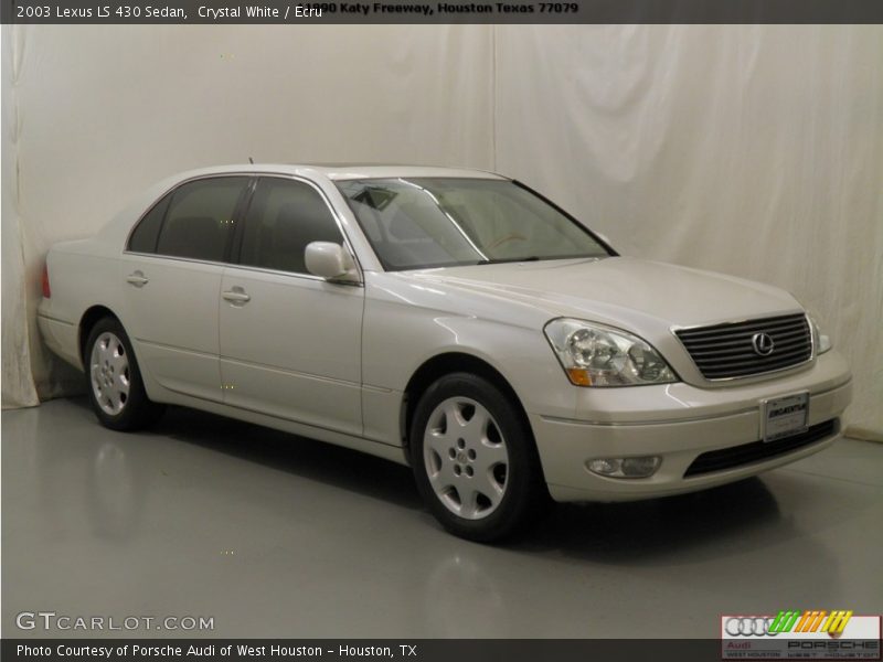 Crystal White / Ecru 2003 Lexus LS 430 Sedan