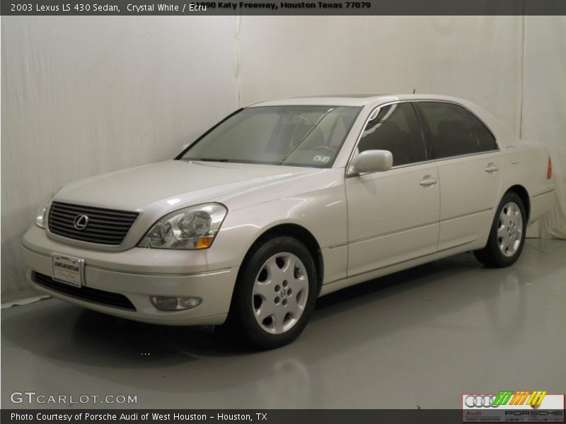 Crystal White / Ecru 2003 Lexus LS 430 Sedan