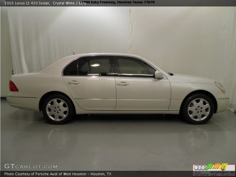 Crystal White / Ecru 2003 Lexus LS 430 Sedan