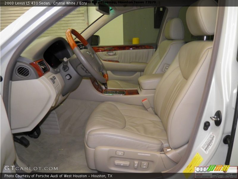 Crystal White / Ecru 2003 Lexus LS 430 Sedan
