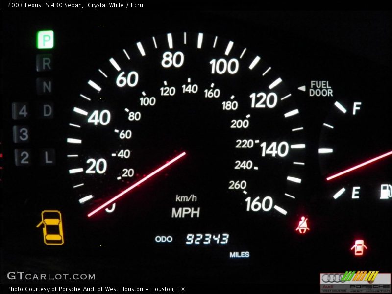 Crystal White / Ecru 2003 Lexus LS 430 Sedan