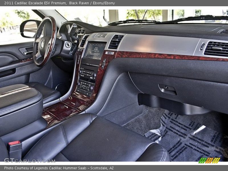 Black Raven / Ebony/Ebony 2011 Cadillac Escalade ESV Premium