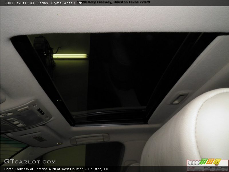 Crystal White / Ecru 2003 Lexus LS 430 Sedan