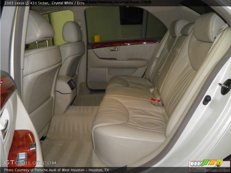 Crystal White / Ecru 2003 Lexus LS 430 Sedan