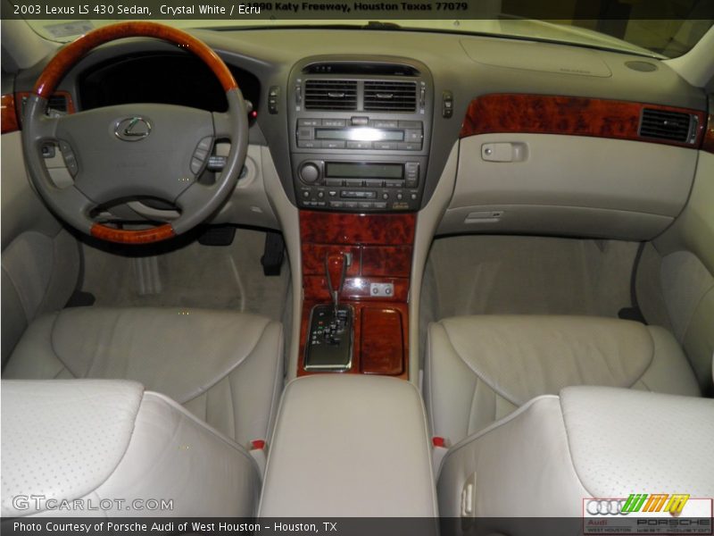 Crystal White / Ecru 2003 Lexus LS 430 Sedan