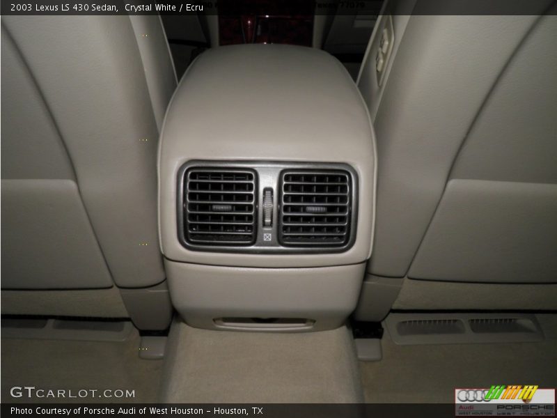 Crystal White / Ecru 2003 Lexus LS 430 Sedan