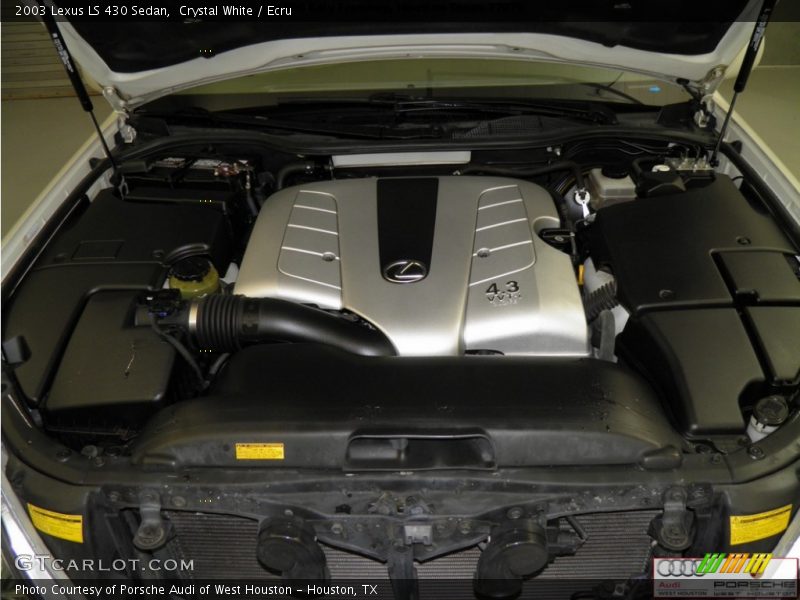 Crystal White / Ecru 2003 Lexus LS 430 Sedan