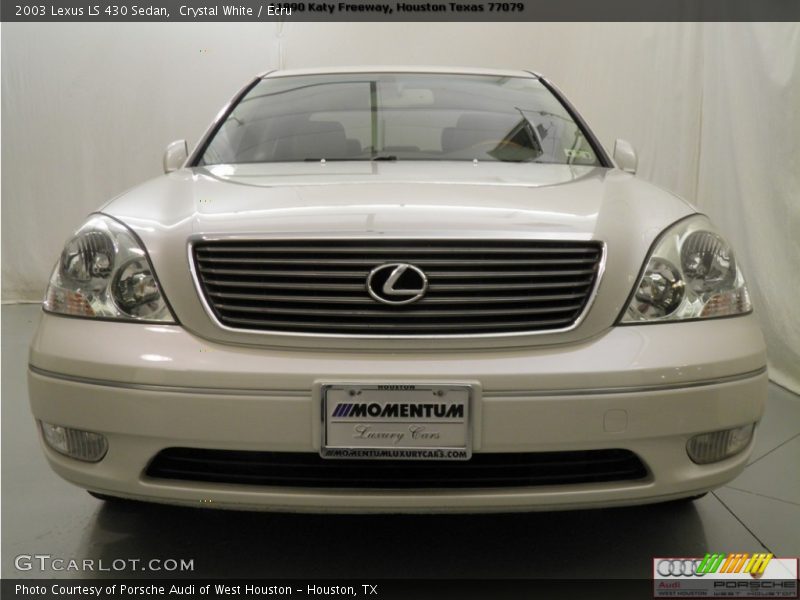 Crystal White / Ecru 2003 Lexus LS 430 Sedan