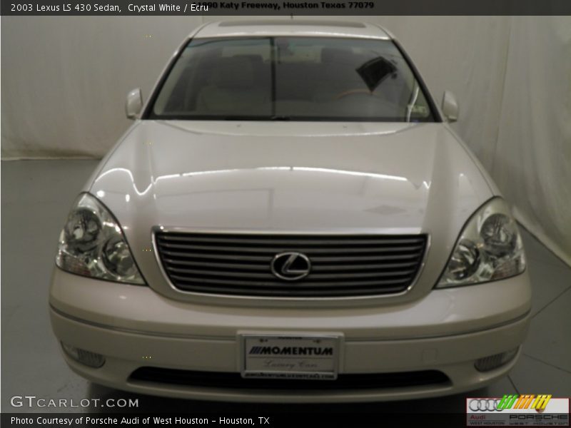 Crystal White / Ecru 2003 Lexus LS 430 Sedan